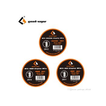 FIL RÉSISTIF MTL CLAPTON WIRE 10FT (28GAX2+38GA SS316L) GEEKVAPE